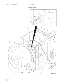 03 - Cabinet / Drum parts for Frigidaire Dryer LGQ2152EE2 from AppliancePartsPros.com