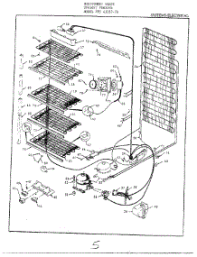 Systems / Electrical parts for Frigidaire Freezer 43057B from AppliancePartsPros.com