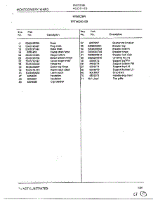 Freezer Page 4 parts for Frigidaire Freezer 46259-0B from AppliancePartsPros.com