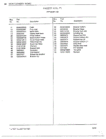 Freezer 16 Cubic Feet Page 4 parts for Frigidaire Freezer 46351-0B from AppliancePartsPros.com