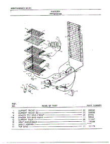 Freezer Page 3 parts for Frigidaire Freezer 44157A-0 from AppliancePartsPros.com