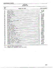 Freezer Page 4 parts for Frigidaire Freezer 44157A-0 from AppliancePartsPros.com