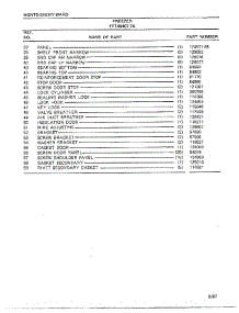 Freezer Page 2 parts for Frigidaire Freezer 46467A-7 from AppliancePartsPros.com