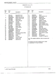 Freezer 16 Cubic Feet Page 6 parts for Frigidaire Freezer 46351-0B from AppliancePartsPros.com
