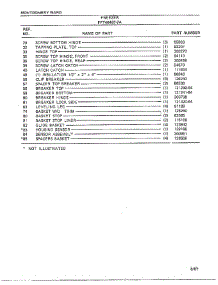 Freezer Page 6 parts for Frigidaire Freezer 46467A-7 from AppliancePartsPros.com