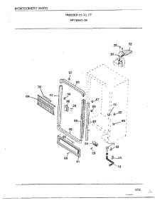 Freezer 21 Cubic Feet Page 3 parts for Frigidaire Freezer 49651-0B from AppliancePartsPros.com