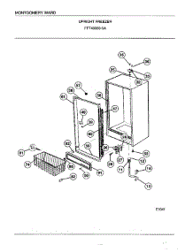 Upright Freezer Page 3 parts for Frigidaire Freezer 43359A from AppliancePartsPros.com