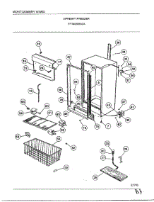 Upright Freezer Page 3 parts for Frigidaire Freezer 46659A from AppliancePartsPros.com