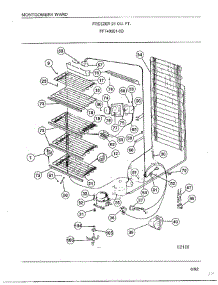 Freezer 21 Cubic Feet Page 5 parts for Frigidaire Freezer 49651-0B from AppliancePartsPros.com
