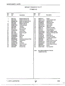 Upright Freezer 21 Cubic Feet Page 6 parts for Frigidaire Freezer 49651-0C from AppliancePartsPros.com