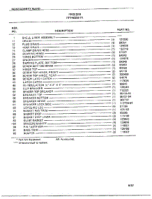 Freezer Page 4 parts for Frigidaire Freezer 49258-7A from AppliancePartsPros.com