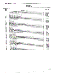 Freezer Page 6 parts for Frigidaire Freezer 49258-7A from AppliancePartsPros.com