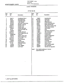 Chest Freezer Page 2 parts for Frigidaire Freezer 85158-OB from AppliancePartsPros.com