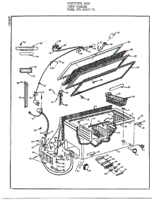 Chest Freezer Assembly parts for Frigidaire Freezer 85057-7A from AppliancePartsPros.com