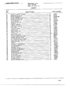 Cabinet Page 2 parts for Frigidaire Freezer 85057-7A from AppliancePartsPros.com