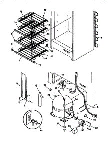 04 - Systems parts for Frigidaire Freezer F82D179BW0 from AppliancePartsPros.com