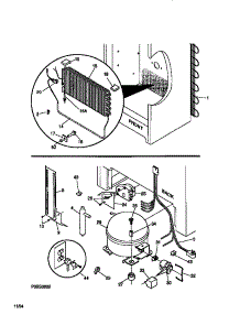 05 - System parts for Frigidaire Freezer F82F166BW0 from AppliancePartsPros.com