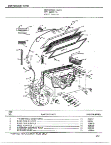 Chest Freezer parts for Frigidaire Freezer 88057-7A from AppliancePartsPros.com