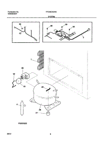 07 - System parts for Frigidaire Freezer FFC05C3CW0 from AppliancePartsPros.com