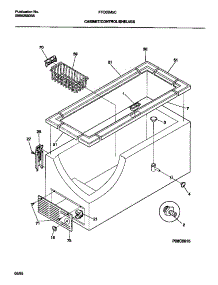 03 - Cabinet / Control / Shelves parts for Frigidaire Freezer FFC05M5CW1 from AppliancePartsPros.com