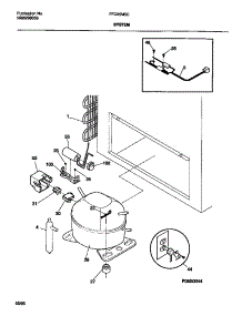 04 - System parts for Frigidaire Freezer FFC05M5CW1 from AppliancePartsPros.com