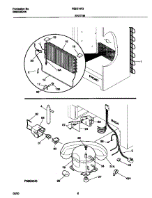 04 - System parts for Frigidaire Freezer F82U14F3W0 from AppliancePartsPros.com