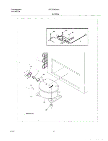 07 - System parts for Frigidaire Freezer FFC07M5HW1 from AppliancePartsPros.com