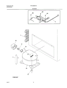 07 - System parts for Frigidaire Freezer FFC09M5HW1 from AppliancePartsPros.com