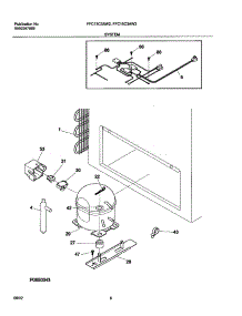 07 - System parts for Frigidaire Freezer FFC13C3AW2 from AppliancePartsPros.com