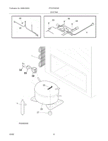 07 - System parts for Frigidaire Freezer FFC07K0DW3 from AppliancePartsPros.com