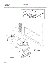 07 - System parts for Frigidaire Freezer FFC15C3AW1 from AppliancePartsPros.com