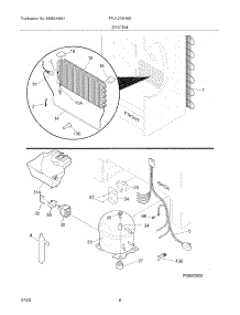07 - System parts for Frigidaire Freezer FFU12F2HW5 from AppliancePartsPros.com