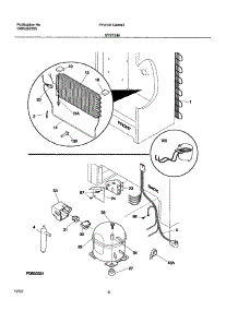 07 - System parts for Frigidaire Freezer FFU14FC4AW3 from AppliancePartsPros.com