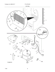 07 - System parts for Frigidaire Freezer FFU14FC4CW6 from AppliancePartsPros.com