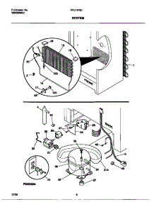 04 - System parts for Frigidaire Freezer FFU14F9CW3 from AppliancePartsPros.com