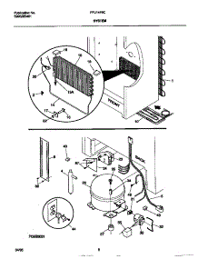 04 - System parts for Frigidaire Freezer FFU14F9CW0 from AppliancePartsPros.com