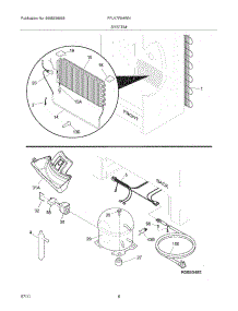 07 - System parts for Frigidaire Freezer FFU17F5HWN from AppliancePartsPros.com