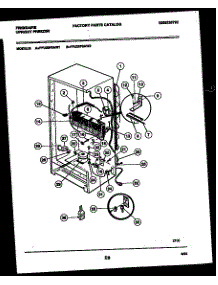 05 - System And Automatic Defrost Parts parts for Frigidaire Freezer FFU20F6AW2 from AppliancePartsPros.com
