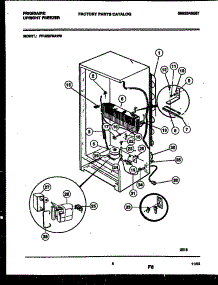 05 - System And Automatic Defrost Parts parts for Frigidaire Freezer FFU20F6AW3 from AppliancePartsPros.com