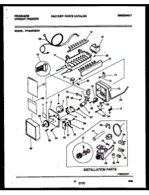 06 - Ice Maker And Installation Parts parts for Frigidaire Freezer FFU20F6BW1 from AppliancePartsPros.com