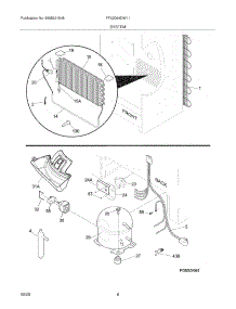 07 - System parts for Frigidaire Freezer FFU2064DW11 from AppliancePartsPros.com