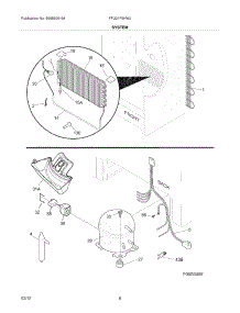 07 - System parts for Frigidaire Freezer FFU21F5HWJ from AppliancePartsPros.com