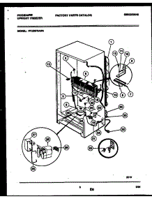05 - System And Automatic Defrost Parts parts for Frigidaire Freezer FFU20F6AW4 from AppliancePartsPros.com