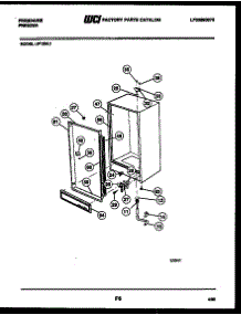 03 - Cabinet Parts parts for Frigidaire Freezer UF16NL1 from AppliancePartsPros.com