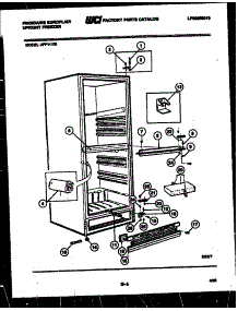 04 - Cabinet Parts parts for Frigidaire Freezer UFF111IE from AppliancePartsPros.com