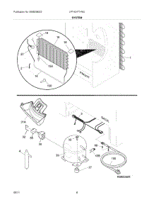07 - System parts for Frigidaire Freezer LFFH21F7HWJ from AppliancePartsPros.com