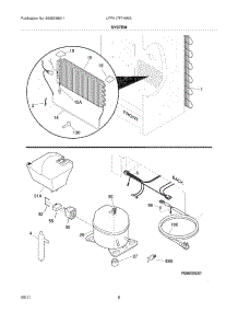 07 - System parts for Frigidaire Freezer LFFH17F7HWG from AppliancePartsPros.com