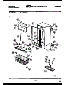 03 - Cabinet Parts parts for Frigidaire Freezer UFP16DL6 from AppliancePartsPros.com