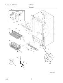 05 - Cabinet parts for Frigidaire Freezer UL1793CA11 from AppliancePartsPros.com