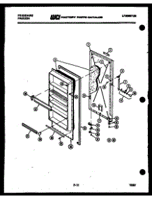 03 - Door Parts parts for Frigidaire Freezer UFP16DL3 from AppliancePartsPros.com
